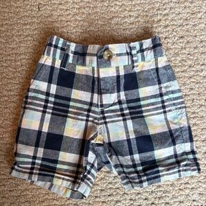 Janie And Jack Plaid Shorts boy Boys Baby 3-6 Mos